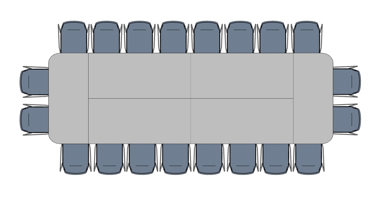 Jednací stůl BIG 160 160X500 SUNRISE